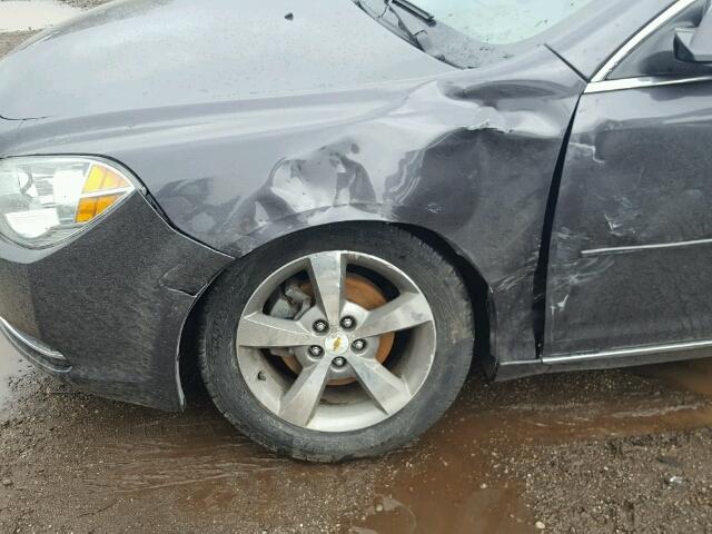 1G1ZC5E18BF174999 - 2011 CHEVROLET MALIBU 1LT CHARCOAL photo 9