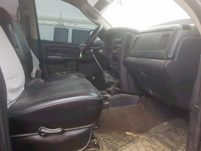 3D7KU28C23G851102 - 2003 DODGE RAM 2500 S შავი ფოტო 5