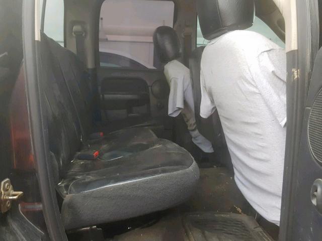 3D7KU28C23G851102 - 2003 DODGE RAM 2500 S შავი ფოტო 6