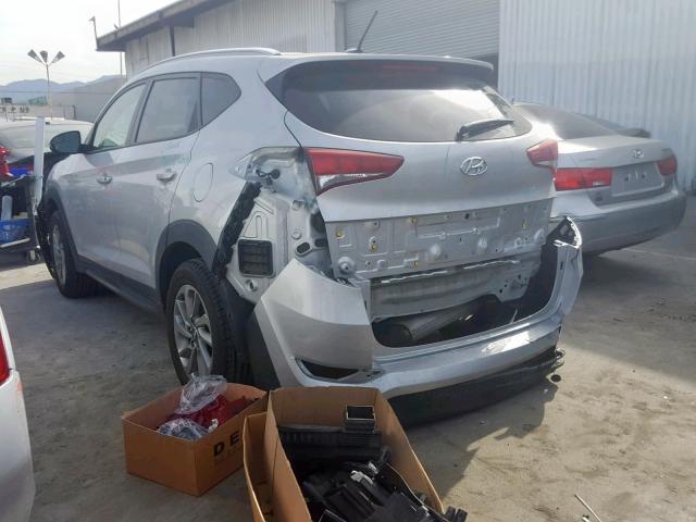 KM8J33A48GU135353 - 2016 HYUNDAI TUCSON LIM SILVER photo 3