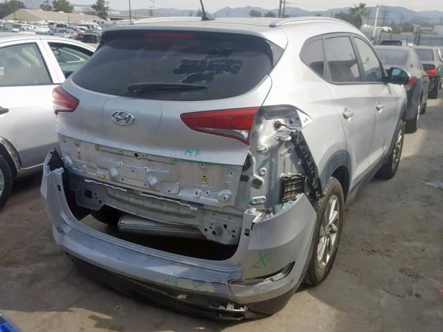 KM8J33A48GU135353 - 2016 HYUNDAI TUCSON LIM SILVER photo 4