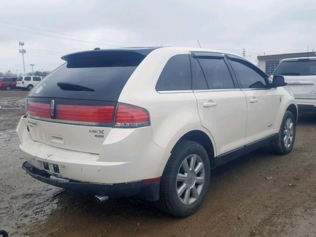 2LMDU88C48BJ21403 - 2008 LINCOLN MKX WHITE photo 4