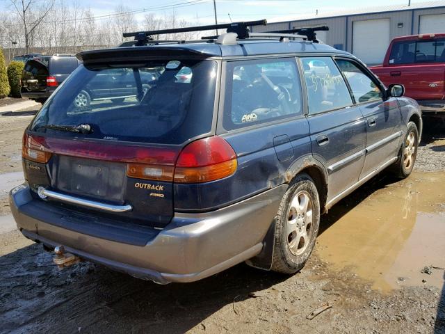 4S3BG6857X7636455 - 1999 SUBARU LEGACY OUT BLUE photo 4