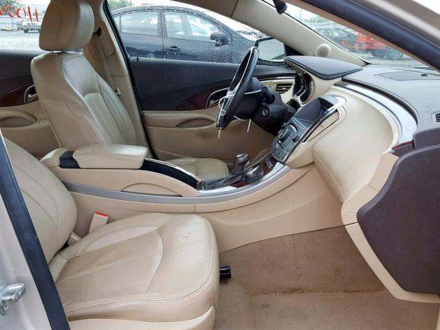 1G4GC5ED3BF199796 - 2011 BUICK LACROSSE C BEIGE photo 5