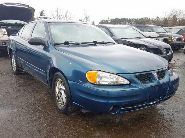 1G2NF52E63M525012 - 2003 PONTIAC GRAND AM S TURQUOISE photo 1