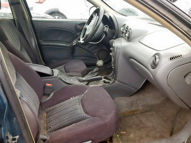 1G2NF52E63M525012 - 2003 PONTIAC GRAND AM S TURQUOISE photo 5