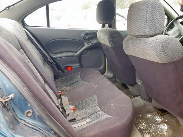 1G2NF52E63M525012 - 2003 PONTIAC GRAND AM S TURQUOISE photo 6