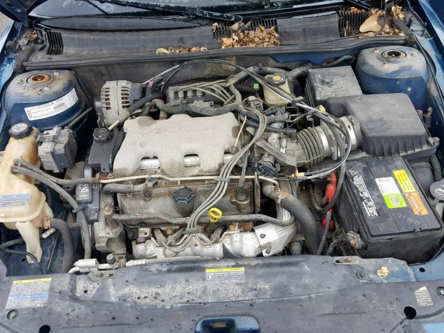 1G2NF52E63M525012 - 2003 PONTIAC GRAND AM S TURQUOISE photo 7