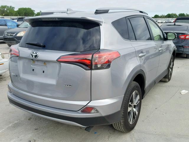 JTMWFREV6JJ195339 - 2018 TOYOTA RAV4 ADVEN SILVER photo 4