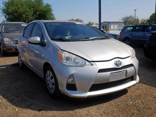 JTDKDTB36C1015994 - 2012 TOYOTA PRIUS C SILVER photo 1