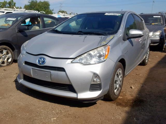 JTDKDTB36C1015994 - 2012 TOYOTA PRIUS C SILVER photo 2