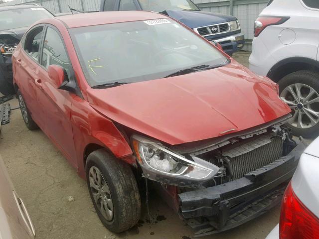 KMHCT4AE6GU949492 - 2016 HYUNDAI ACCENT SE RED photo 1