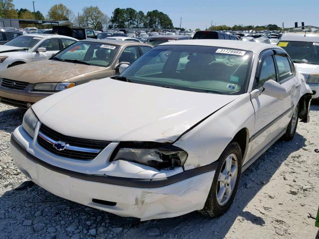 2G1WF52EX29108528 - 2002 CHEVROLET IMPALA WHITE photo 2