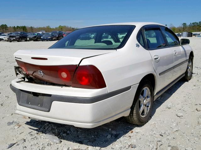 2G1WF52EX29108528 - 2002 CHEVROLET IMPALA WHITE photo 4