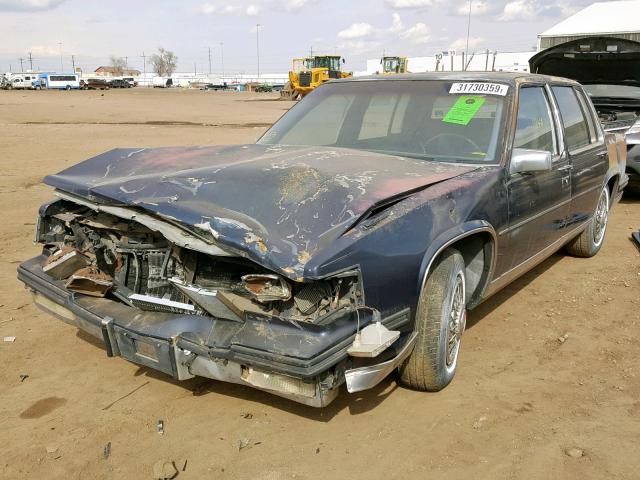 1G6CB6982E4207657 - 1985 CADILLAC FLEETWOOD BLUE photo 2