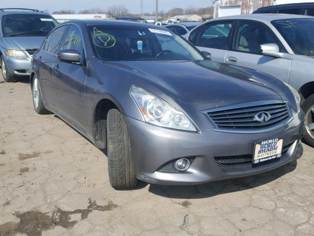 JN1CV6AR7CM674385 - 2012 INFINITI G37 GRAY photo 1