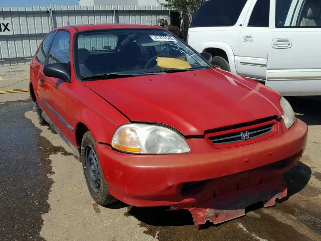 2HGEJ6346TH110587 - 1996 HONDA CIVIC DX RED photo 1