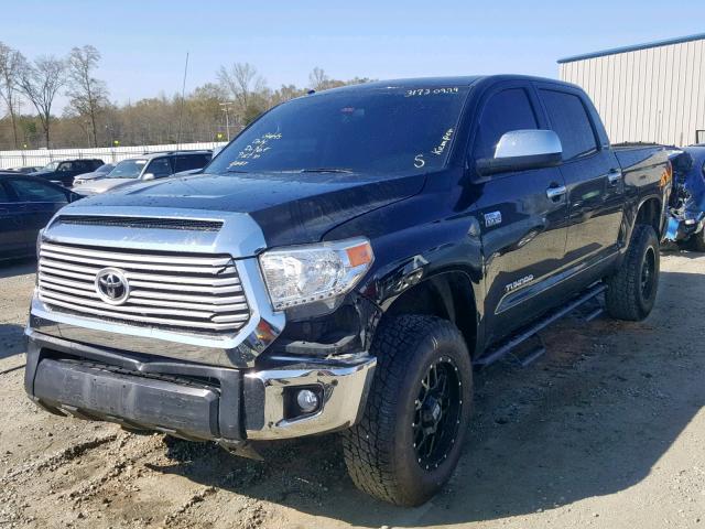 5TFHY5F12HX672492 - 2017 TOYOTA TUNDRA CRE BLACK photo 2