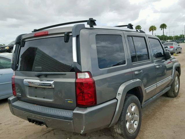 1J8HH58N88C155987 - 2008 JEEP COMMANDER GRAY photo 4