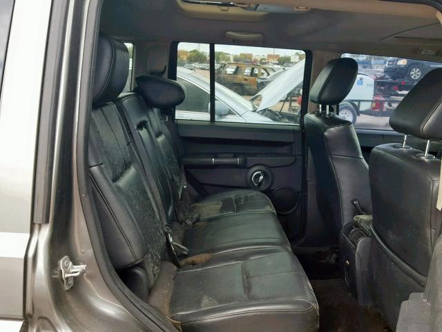 1J8HH58N88C155987 - 2008 JEEP COMMANDER GRAY photo 6
