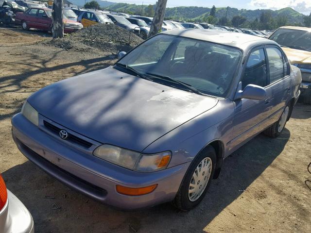 1NXBB02E3VZ531278 - 1997 TOYOTA COROLLA DX PURPLE photo 2