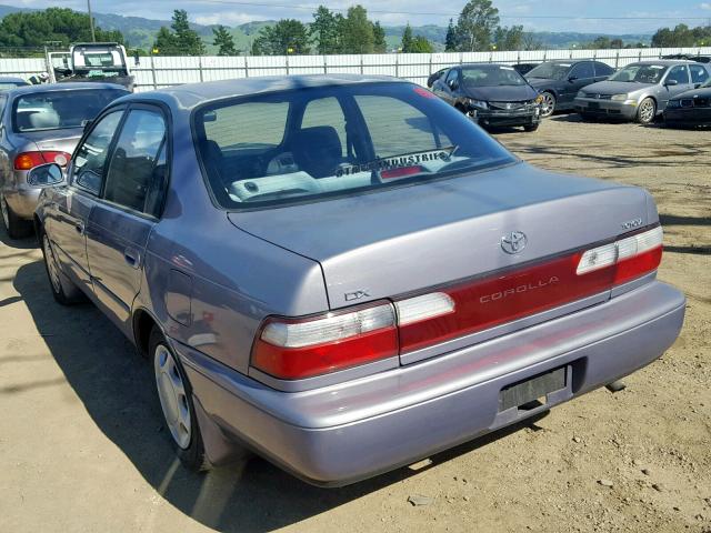 1NXBB02E3VZ531278 - 1997 TOYOTA COROLLA DX PURPLE photo 3