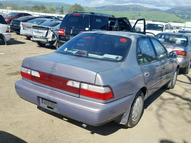 1NXBB02E3VZ531278 - 1997 TOYOTA COROLLA DX PURPLE photo 4