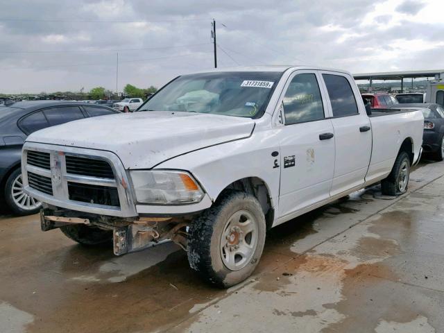 3C6TD4HT4CG326799 - 2012 DODGE RAM 2500 S WHITE photo 2