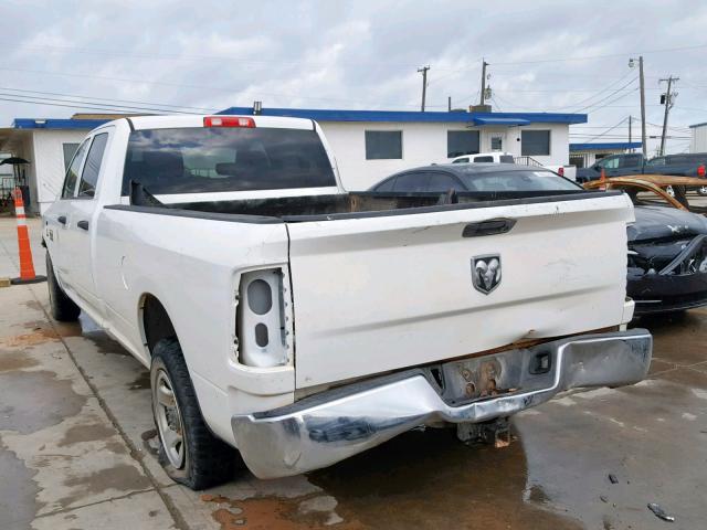 3C6TD4HT4CG326799 - 2012 DODGE RAM 2500 S WHITE photo 3