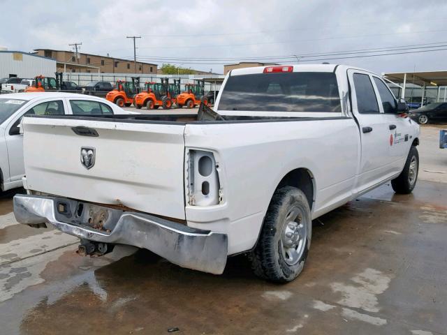 3C6TD4HT4CG326799 - 2012 DODGE RAM 2500 S WHITE photo 4