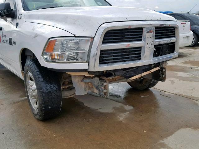 3C6TD4HT4CG326799 - 2012 DODGE RAM 2500 S WHITE photo 9