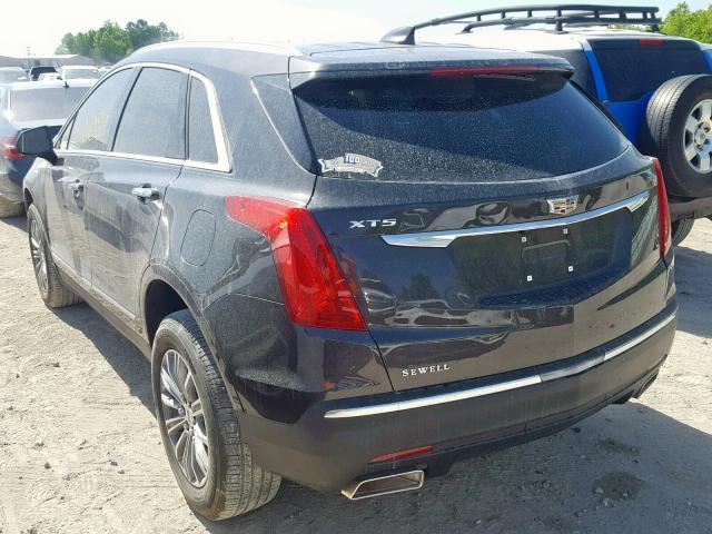 1GYKNBRS4HZ197251 - 2017 CADILLAC XT5 LUXURY GRAY photo 3