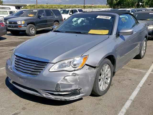 1C3BCBEB2DN533003 - 2013 CHRYSLER 200 TOURIN GRAY photo 2