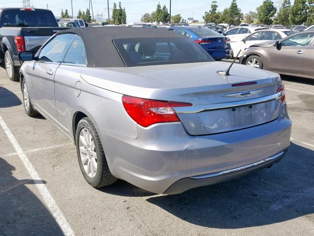 1C3BCBEB2DN533003 - 2013 CHRYSLER 200 TOURIN GRAY photo 3