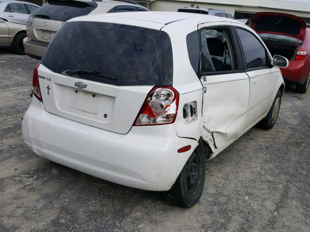 KL1TD66676B651730 - 2006 CHEVROLET AVEO BASE Ağ foto 4