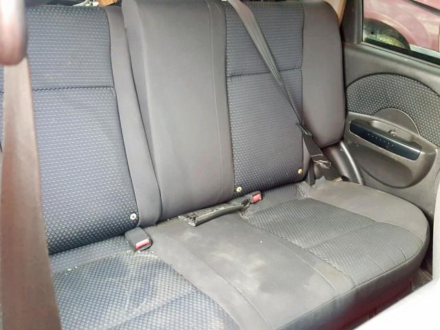 KL1TD66676B651730 - 2006 CHEVROLET AVEO BASE Ağ foto 6