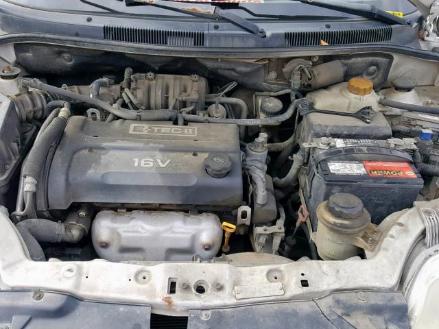 KL1TD66676B651730 - 2006 CHEVROLET AVEO BASE Ağ foto 7