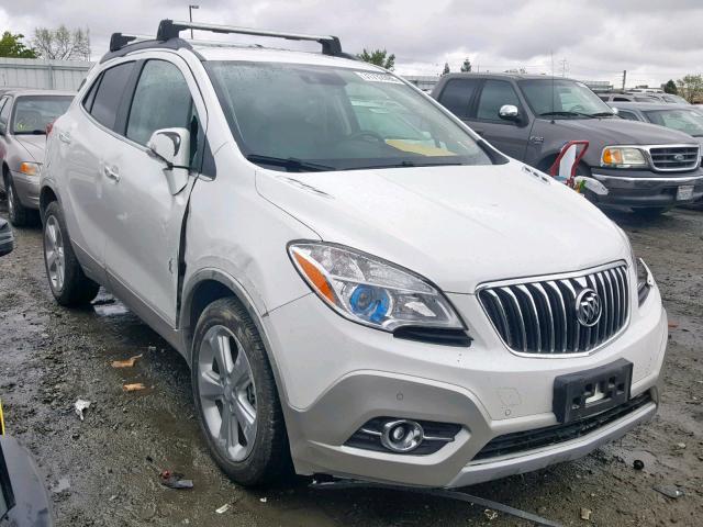 KL4CJDSB6FB092366 - 2015 BUICK ENCORE PRE WHITE photo 1