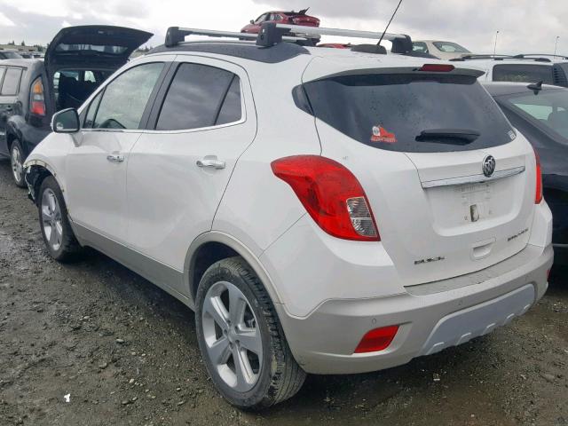 KL4CJDSB6FB092366 - 2015 BUICK ENCORE PRE WHITE photo 3