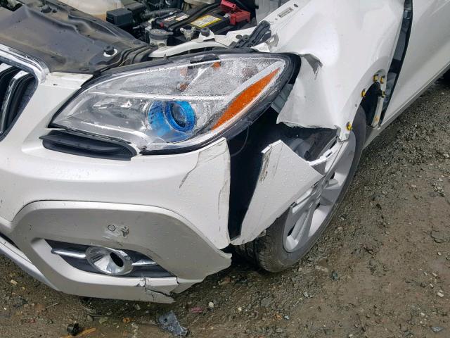 KL4CJDSB6FB092366 - 2015 BUICK ENCORE PRE WHITE photo 9