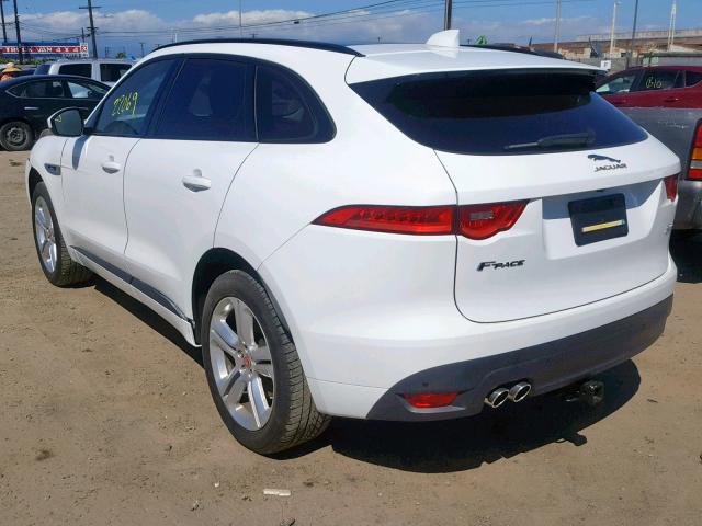 SADCL2BNXHA097498 - 2017 JAGUAR F-PACE R - WHITE photo 3