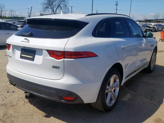 SADCL2BNXHA097498 - 2017 JAGUAR F-PACE R - WHITE photo 4