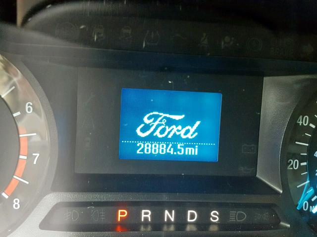 1FA6P0G77E5351819 - 2014 FORD FUSION S BLUE photo 8