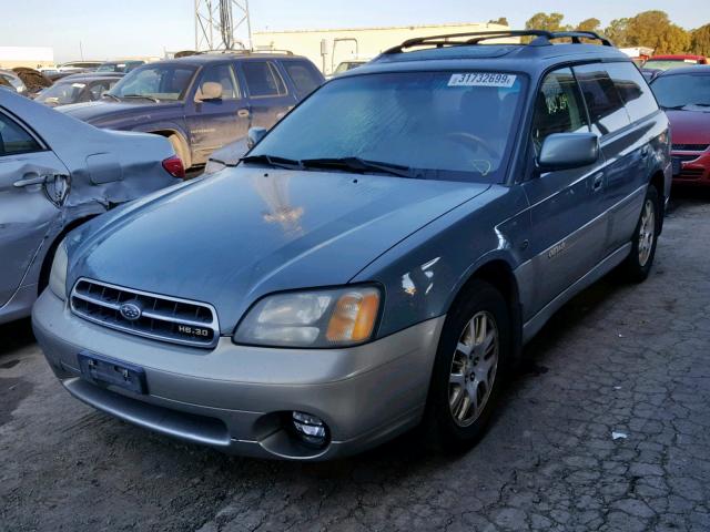 4S3BH806127607426 - 2002 SUBARU LEGACY OUT GREEN photo 2