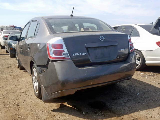 3N1AB61E88L694773 - 2008 NISSAN SENTRA 2.0 BROWN photo 3