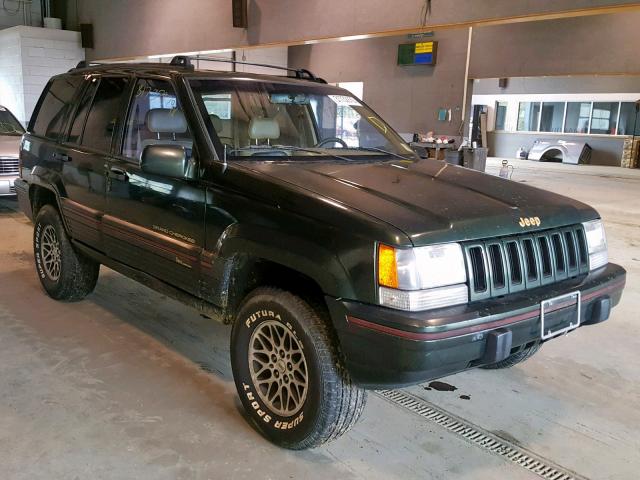 1J4GZ78Y6SC537166 - 1995 JEEP GRAND CHER GREEN photo 1