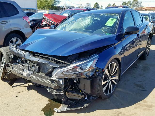 1N4BL4CW3KC143247 - 2019 NISSAN ALTIMA SR BLUE photo 2