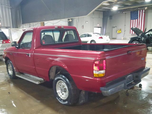 1FTCR10A0PUB62358 - 1993 FORD RANGER RED photo 3