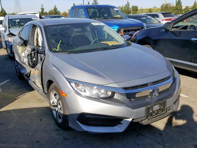 2HGFC2F51JH501364 - 2018 HONDA CIVIC LX SILVER photo 1
