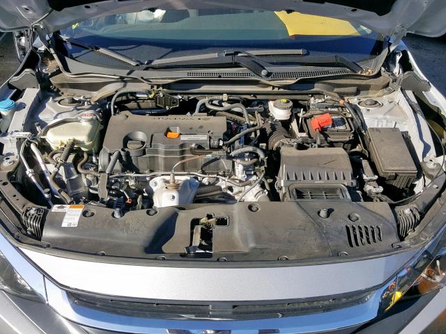 2HGFC2F51JH501364 - 2018 HONDA CIVIC LX SILVER photo 7